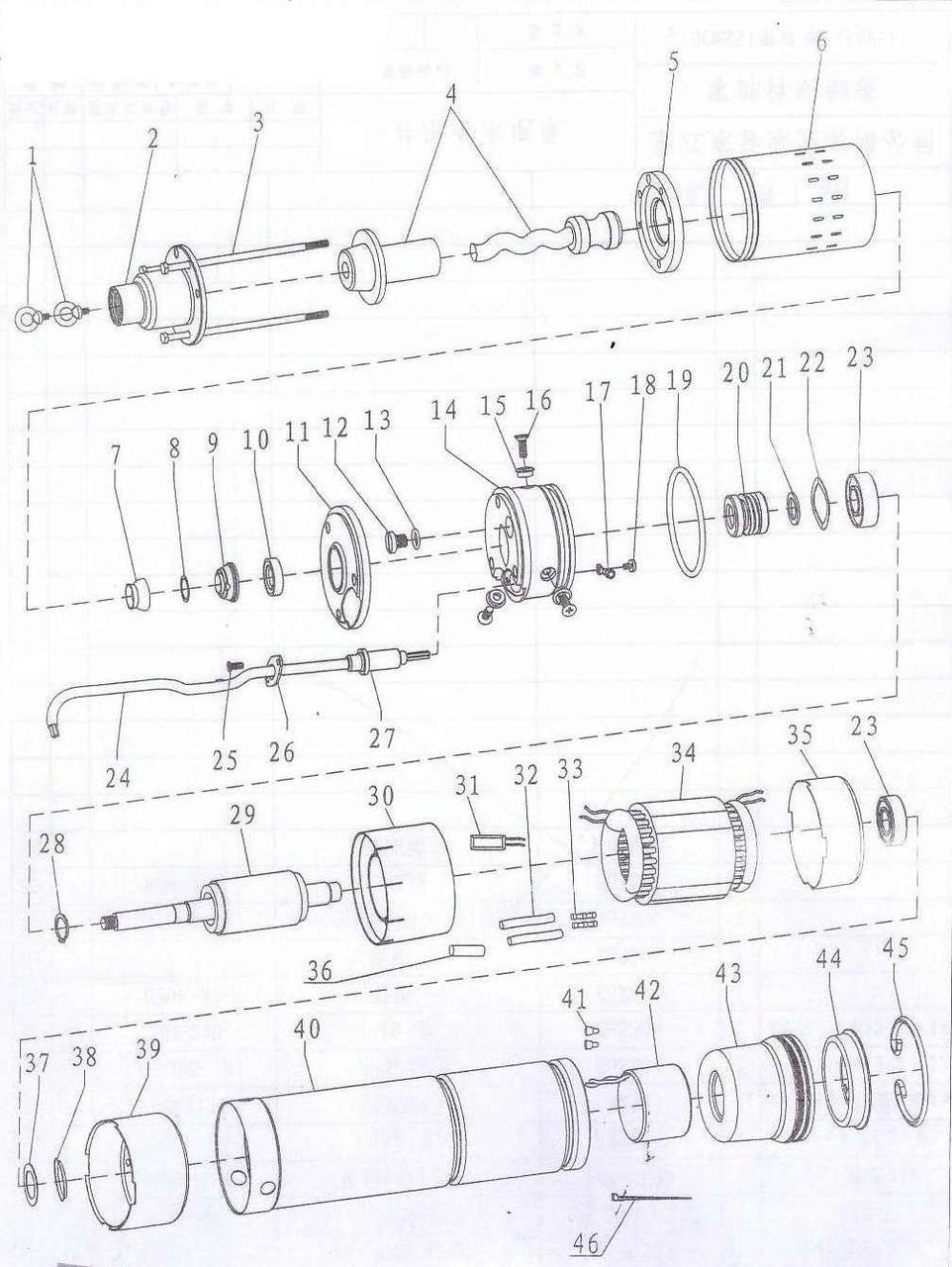 Насос шнековый скважинный 1.1кВт H 190(116)м Q 45(25)л мин Ø96мм (нерж) AQUATICA (DONGYIN) (7 LD, код: 1900264 - фото 3 - id-p2111704314