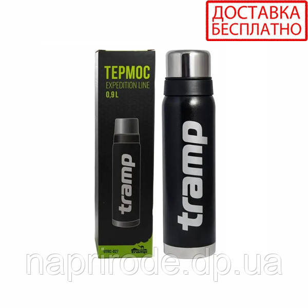 Термос Tramp 0,9 л Expedition Line UTRC-027-black чорний (Довічна гарантія)