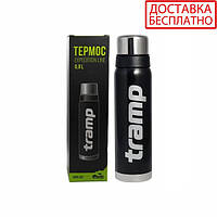 Термос Tramp 0,9 л Expedition Line UTRC-027-black чорний (Довічна гарантія)