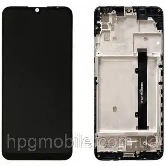 Дисплей ZTE Blade A51 2021/Blade A71 2021 модуль (екран, сенсор) з рамкою, Чорний, фото 1