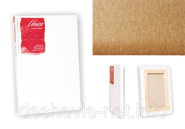 Підрамник, 20*20 см, середнє зерно, акрил, італійська бавовна, ТМ «Unico», фото 1