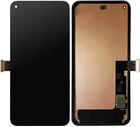 Дисплей Google Pixel 5 OLED модуль (екран, сенсор) з рамкою, оригінал, Чорний