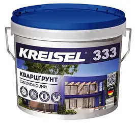 Кварц-грунт силіконовий Kreisel 333 Putzgrund (15 кг) Фарба грунтуюча Крайзель 333