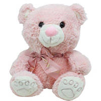 М'яка іграшка "Ведмедик", рожевий (27 см) дитяча іграшка ведмежа