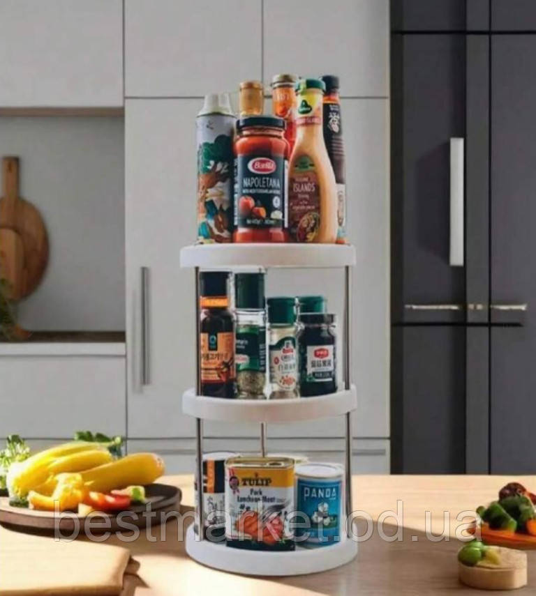 Органайзер настільний для спецій Rotatable Storage Rack