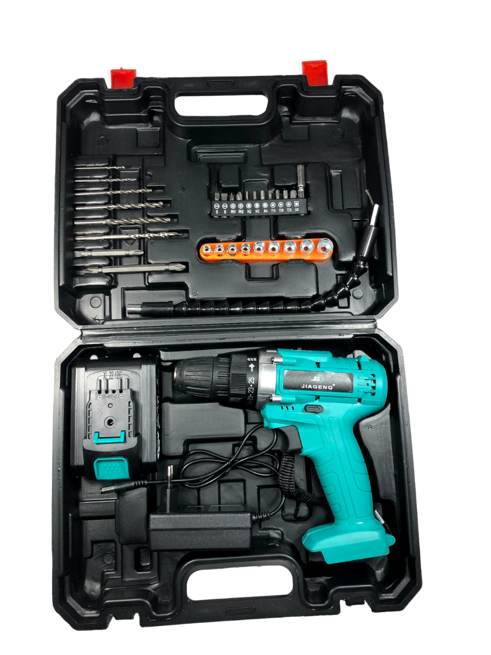 Шурупокрут акумуляторний із набором інструментів,1 акумулятор Cordless Drill CD-2488, фото 1