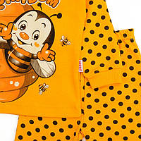 Детский костюм Пчёлка оранжевый Детская Пижама Детские Пижамы Пижама Для Детей Детская Мода kpl