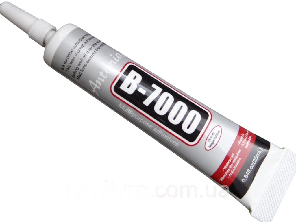 Клей для страз і на тканині "Antonio" В-7000, 25mL, фото 1