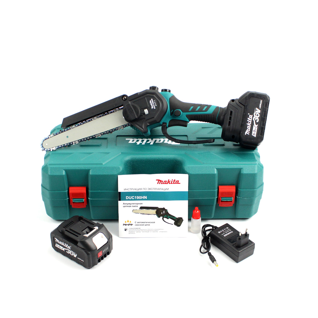 Купить Аккумуляторная мини-пила Makita DUC190HN с индикатором заряда ...