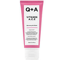 Мультивитаминная маска для лица Q+A Vitamin A.C.E. Warming Gel Mask 75 мл