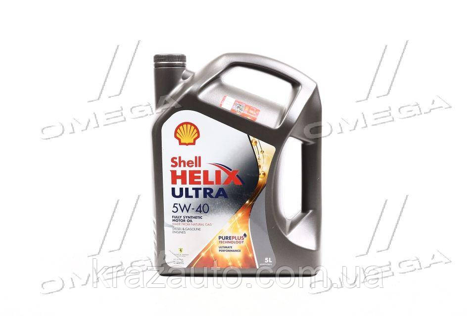 Олива моторн. SHELL Helix Ultra SAE 5W-40 (Канистра 5л) (550052838) 41071352993, фото 1