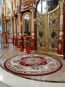 Килим колекціі Iskender, коло діаметром 2 метри.