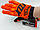 Рукавиці мото/ вело/ крос/ ендуро FOX DIRTPAW RACE GLOVE Flo Жовтогарячі, фото 2