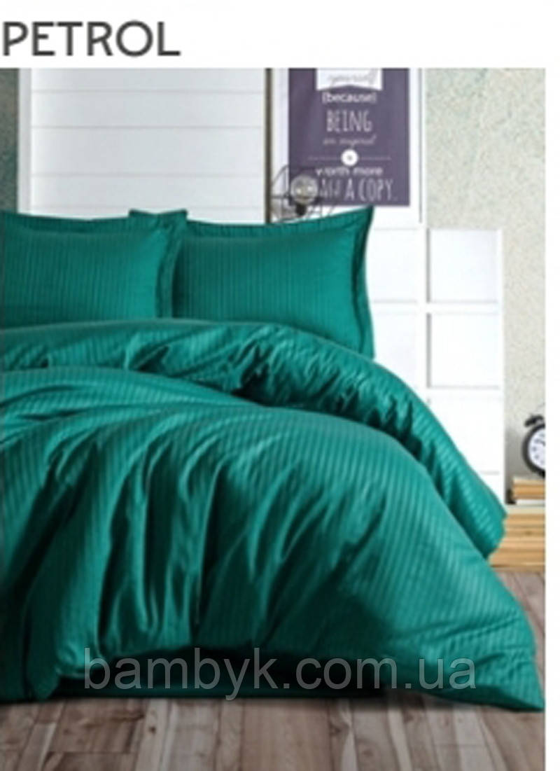 Постільна білизна Cotton Box сатин Stripe бавовняна розмір євроТуреччина