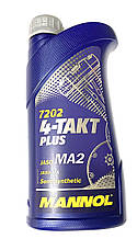 Масло Mannol 4т напівсинтетичне для 4т скутерів.