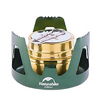 Горелка спиртовая Naturehike Alcohol Burner steel Зеленый