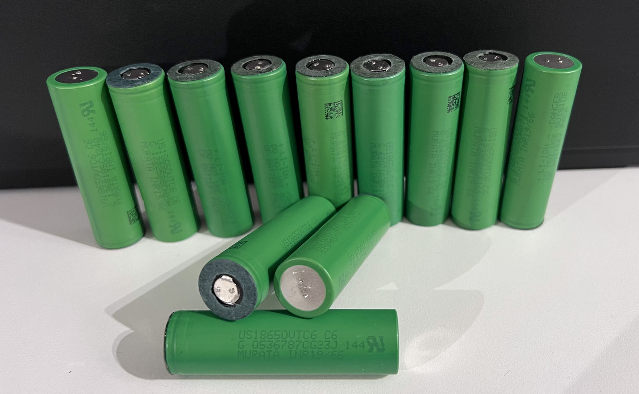 Акумулятор високотоковий 18650 Sony/Murata US18650 VTC6 3120 mAh, Li-Ion 3.7В. Високострумовий - 30А