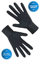 Перчатки защитные Gogrip нитриловые черные усиленные "M" (уп. 25 пар)