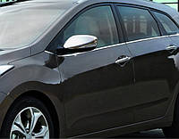 Молдинг боковых стекол (SW, нерж) для Hyundai I-30 2012-2017 гг