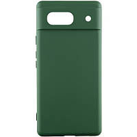 Чехол Silicone Cover Lakshmi (A) для Google Pixel 7a Силікон, Зелений/Dark green