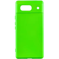 Чехол Silicone Cover Lakshmi (A) для Google Pixel 7a Силікон, Салатовий/Neon Green