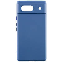 Чехол Silicone Cover Lakshmi (A) для Google Pixel 7a Силікон, Синій/Navy Blue