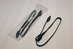 Кабель SATA 3.0 с защёлками Black