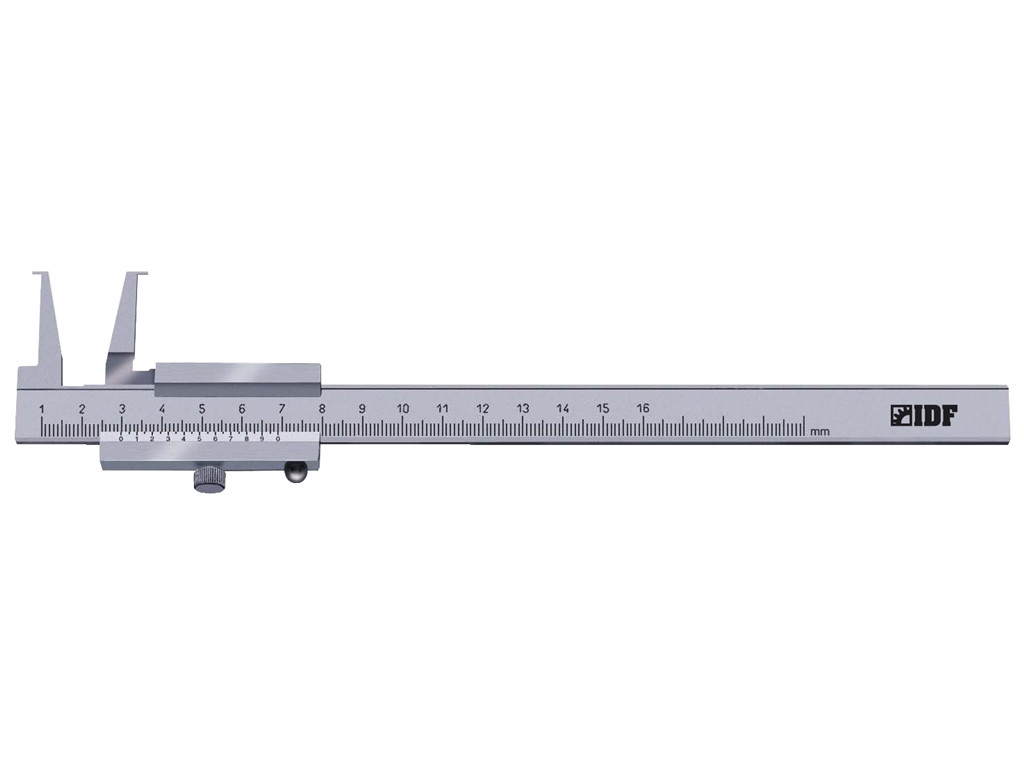 Штангенциркуль канавочный внутрішній 9.5-160мм, довжина губок 25мм