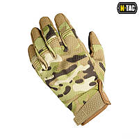 Тактичні рукавички M-Tac A30 MC мультикитні стрільцеві рукавички мультикам повнопалі рукавички мультикам XL