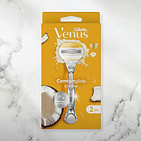 Жеская бритва с 2 сменными касетами Gillette Venus Comfortglide Coconut