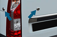 Заглушки (4 шт, нерж) для Nissan NV400 2010-2024 гг