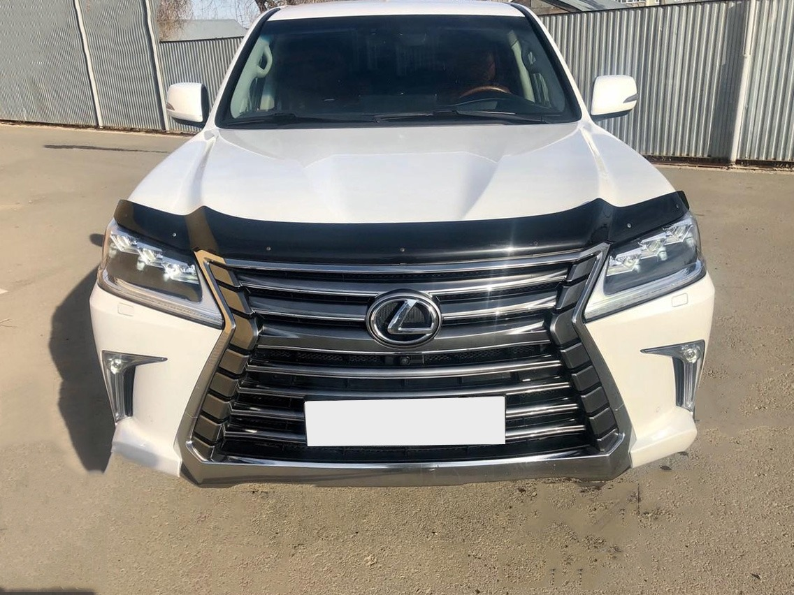 Дефлектор капота (мухобійка) Lexus LX 570 2015-2021 (HIC)