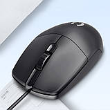 Мишка DIMAO DM01 USB Black, фото 3