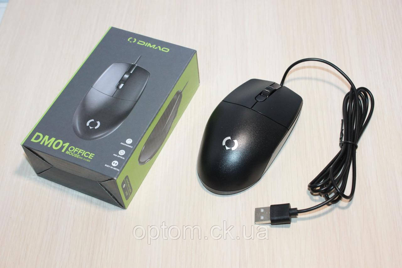 Мишка DIMAO DM01 USB Black