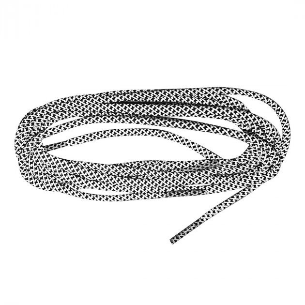 Шнурки-фликеры светоотражающие Triks White 105 см Белый Черный ZR, код: 7847235 - фото 1 - id-p2111873010