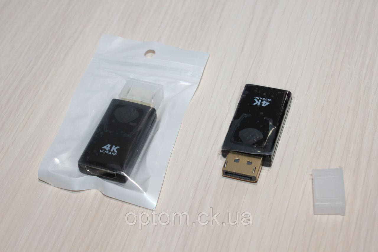 Перехідник DisplayPort - HDMI(f) 4K, фото 1