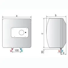 Водонагреватель накопительный Ariston Perla NTS 15 OR PL (PE) - над мойкой - фото 2 - id-p2111751763