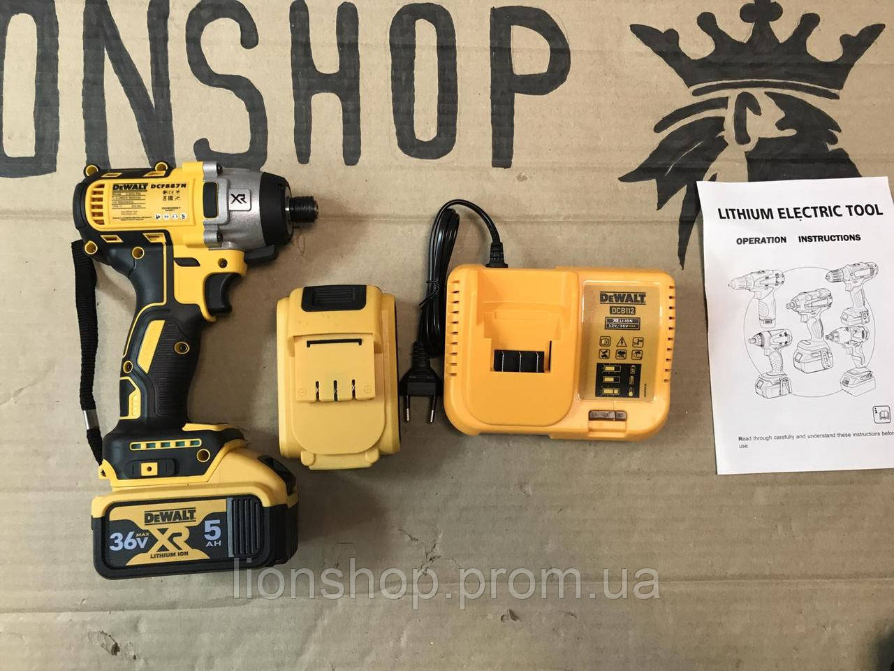 Акумуляторний безщітковий імпульсний гвинтоверт DeWALT DCF887N SE