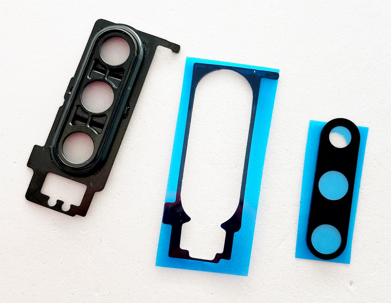 Скло камери Huawei P30, з рамкою чорного кольору