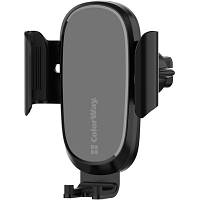 Зарядное устройство ColorWay Air Vent Car Wireless Charger 15W Black (CW-CHAW038Q-BK) n