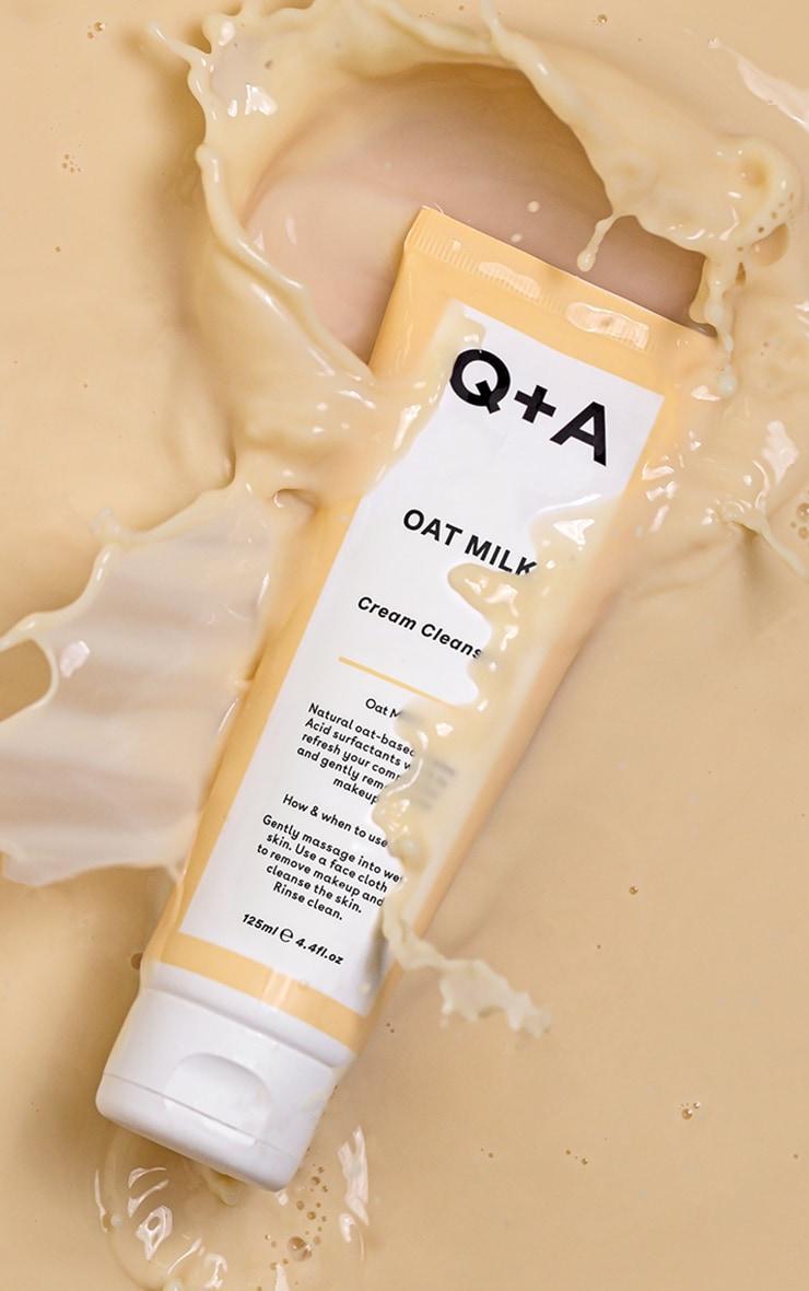 Очищающее кремовое средство с овсяным молочком Q+A Oat Milk Cream Cleanser 125 мл LD, код: 8289784 - фото 2 - id-p2111757885