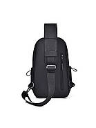 Сумка-слінг 33 х 20 х 10 см Weatro Чорна ssch-kit-0048, фото 2