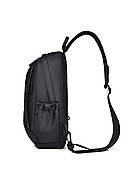 Сумка-слінг 33 х 20 х 10 см Weatro Чорна ssch-kit-0048, фото 5