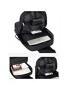 Сумка-слінг 31 х 21 х 7 см Weatro Сіра ssch-kit-0046, фото 9