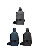 Сумка-слінг 31 х 21 х 7 см Weatro Сіра ssch-kit-0046, фото 8