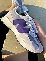 Женские кроссовки New balance 327 Grey/Violet