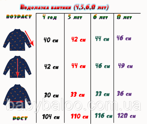 Водолазка вишиті банти(104,110,116,128 см)начіс - арт.1364768544, фото 3