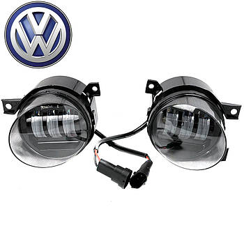 Протитуманні фари LED Volkswagen 45 W W/Y (Jetta Tiguan Touareg Touran T5 Golf Caddy )