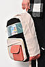 Жіночий рюкзак текстильний бежевого кольору 173421P, фото 2
