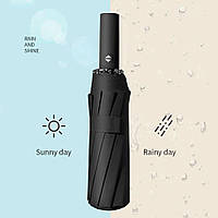 Зонт автоматический MIJIA Automatic Umbrella 12 спиц Серый